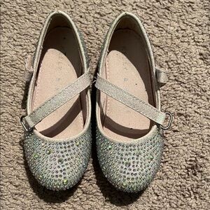 Kelly & Katie Glittery Kids Dress Shoes